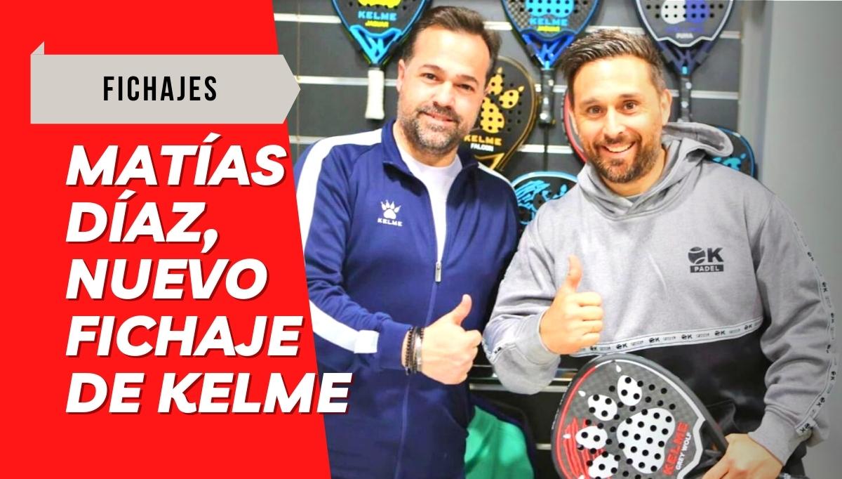 Matías Díaz se une a Kelme Pádel hasta 2024