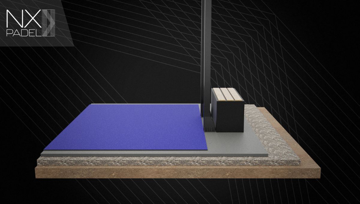 The dimensions of the concrete slab