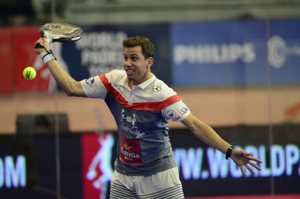 Paquito Navarro en los octavos del World Padel Tour San Fernando