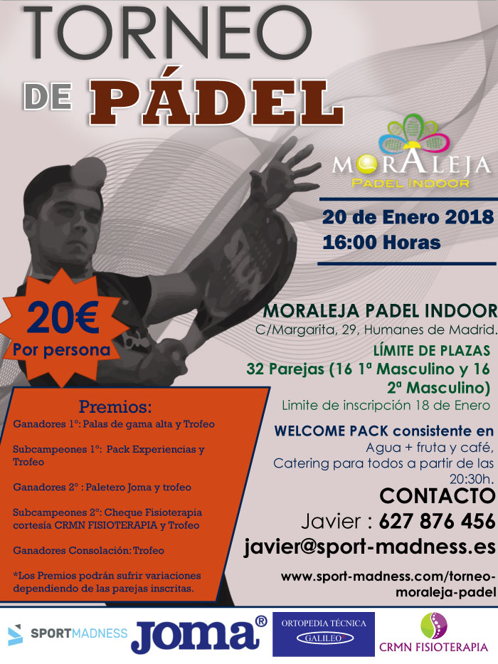 Torneo de pádel en Moraleja Padel Indoor