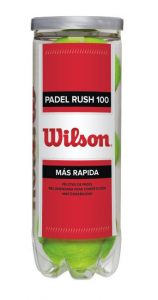 Bote de pelotas Padel Pro Rush 100 de Wilson