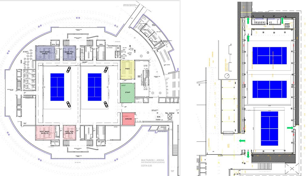 ¿Cómo será el montaje del Madrid Arena para la reanudación del World Padel Tour?