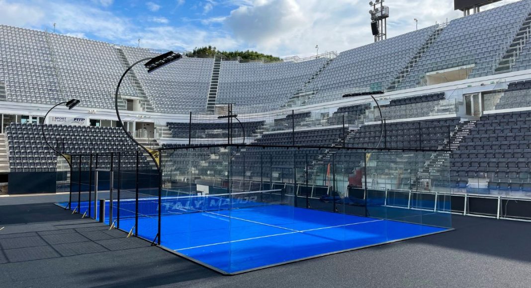 Here are the courts at next week's Premier Padel Italy Major