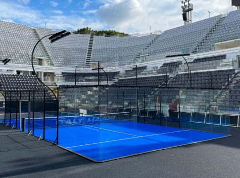 Here are the courts at next week's Premier Padel Italy Major