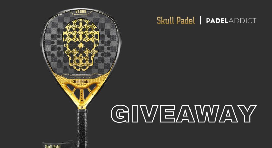 Participate in the giveaway of a V1000 - GOLD SKULL 18K racket