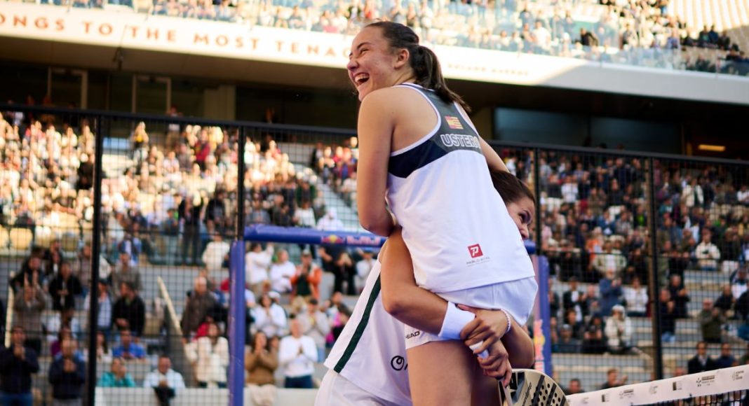 Andrea Ustero se convierte en la jugadora mas joven en disputar la final de un Major