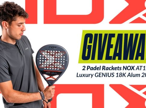 Giveaway of 2 padel rackets AT10 Luxury GENIUS 18K Alum 2025!