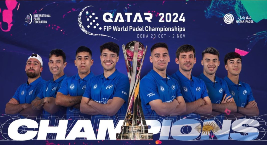 Argentina se corona en el Mundial de Padel de Qatar 2024 con una remontada que pasara a la historia