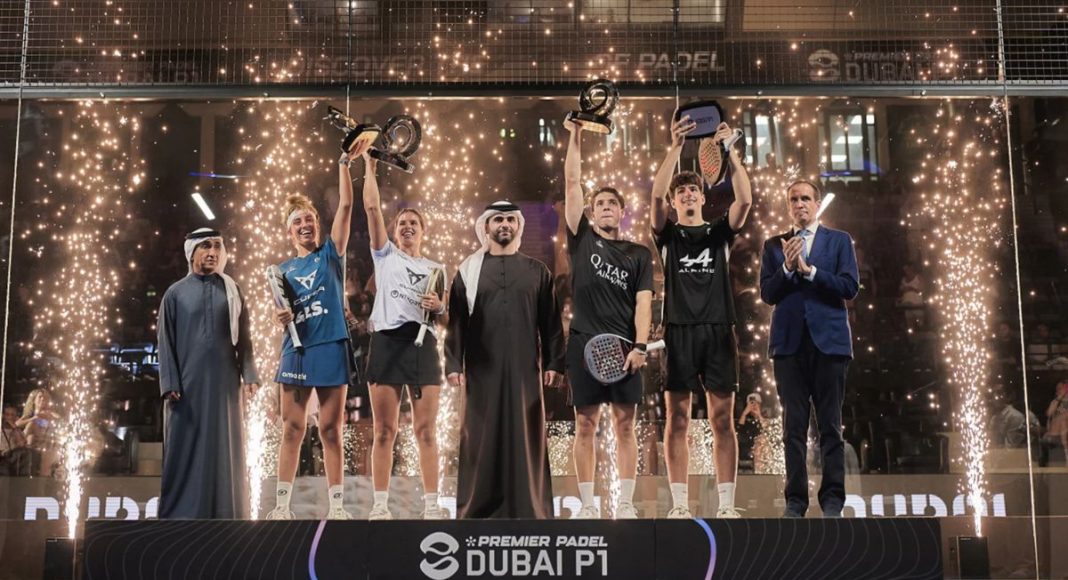 Gonzalez/Brea and Tapia/Coello are proclaimed champions of the Dubai Premier Padel P1!