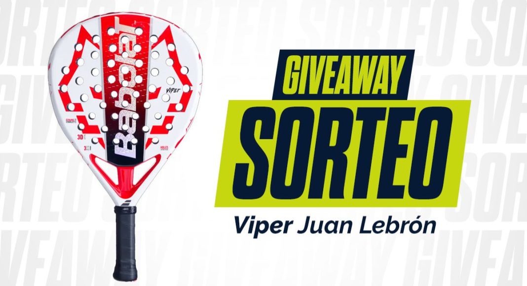 Sorteamos una Babolat Viper Juan Lebrón, la nueva pala del 