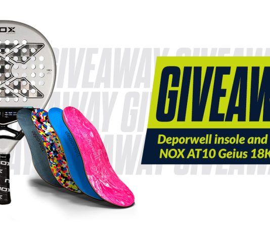 Participate in the giveaway of a Deporwell sports configurable insole and a NOX AT10 Genius 18K 2024 racket.