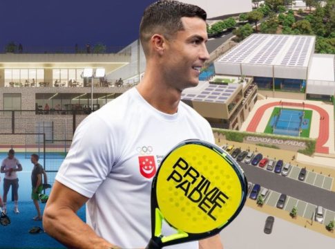 Cristiano Ronaldo invierte 5 millones de euros en construir un gran club de pádel en Portugal