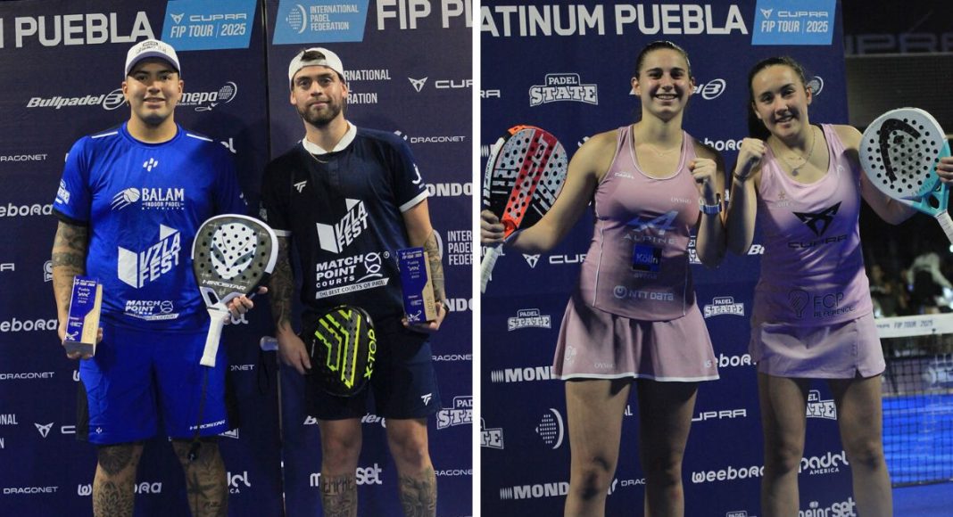 Ustero/Alonso y Tolito/Alfonso se proclaman ganadores del FIP Platinum de Puebla